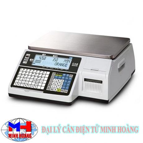 Cân siêu thị CAS CL5200 B in tem nhãn